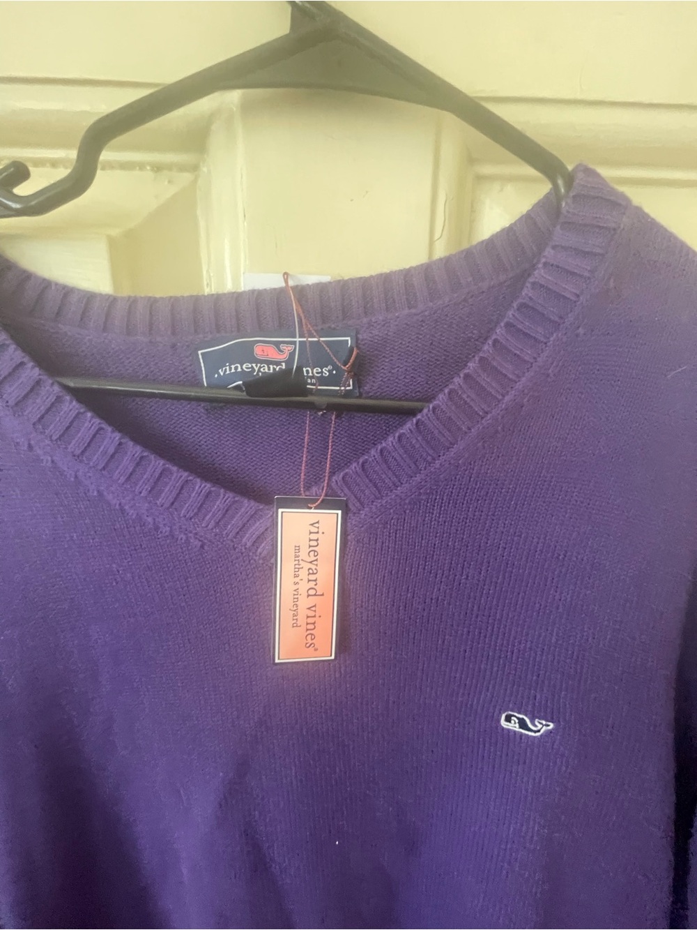 Vineyard Vines Men’s Purple Crewneck Sweater - Picture 4 of 7
